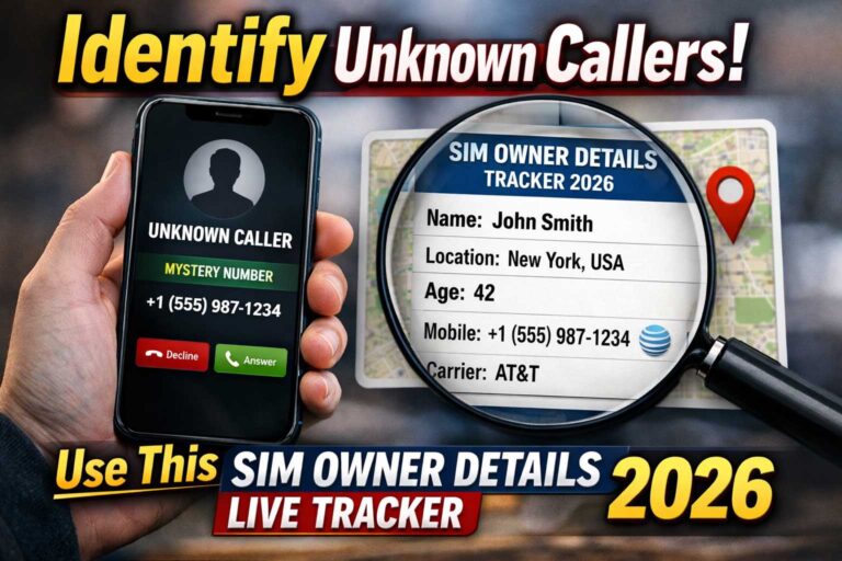 Identify Unknown Callers: Use This SIM Owner Details Live Tracker 2026