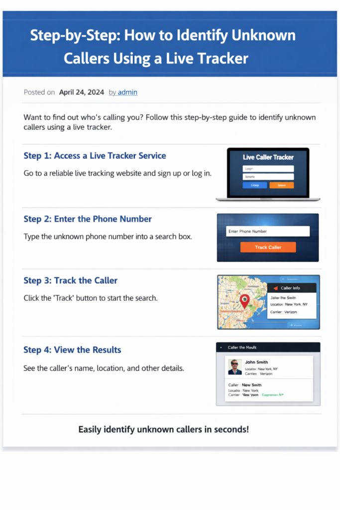 Step-by-Step: How to Identify Unknown Callers Using a Live Tracker